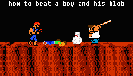 How to beat a boy and his blob.