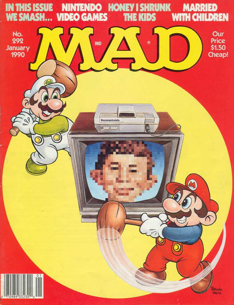 SydLexia.com - MAD Magazine No. 292 featuring "Nintendo" video games