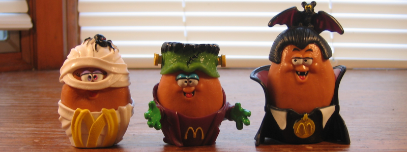 Details about   Vintage 1993 McDonalds Halloween McNugget Buddies 3 Happy Meal Boxes Nos 