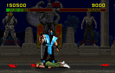 Sub-Zero's Hand Fatality