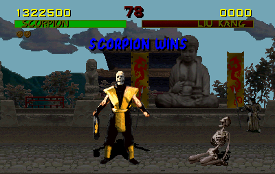Mortal Kombat (1992) - Fatalities - Scorpion 