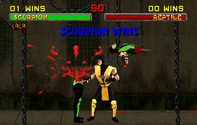 Mortal Kombat 2: Scorpion Finishing Moves 