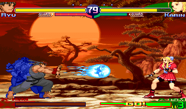 Street Fighter 1 (Arcade) China Stage 1: Ryu vs. Lee 